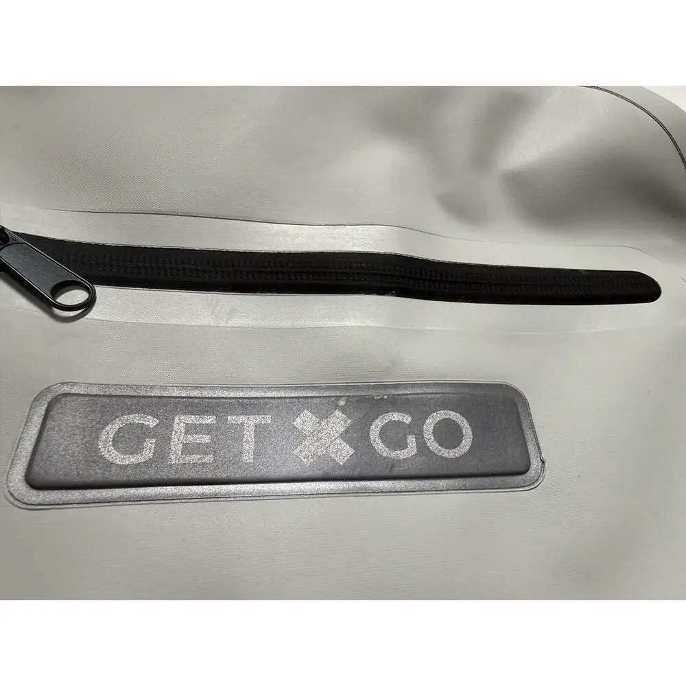 GetXGo Go Bag & Document Pouch Combo Fireproof Water Resistant Gray Nylon Set